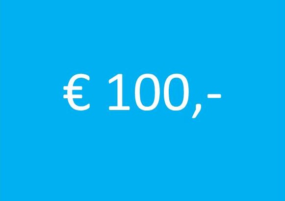 donatiebutton website 100 euro