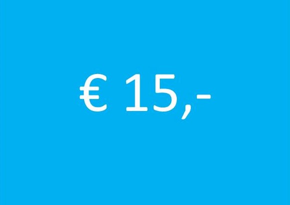 donatiebutton website 15 euro